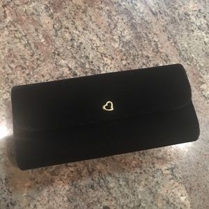 Victoria Secret suede clutch.